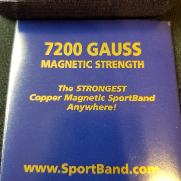 Jaro Genuine Copper 24k Gold Plated Copper Magnetic Sportband NIB - Picture 8 of 8